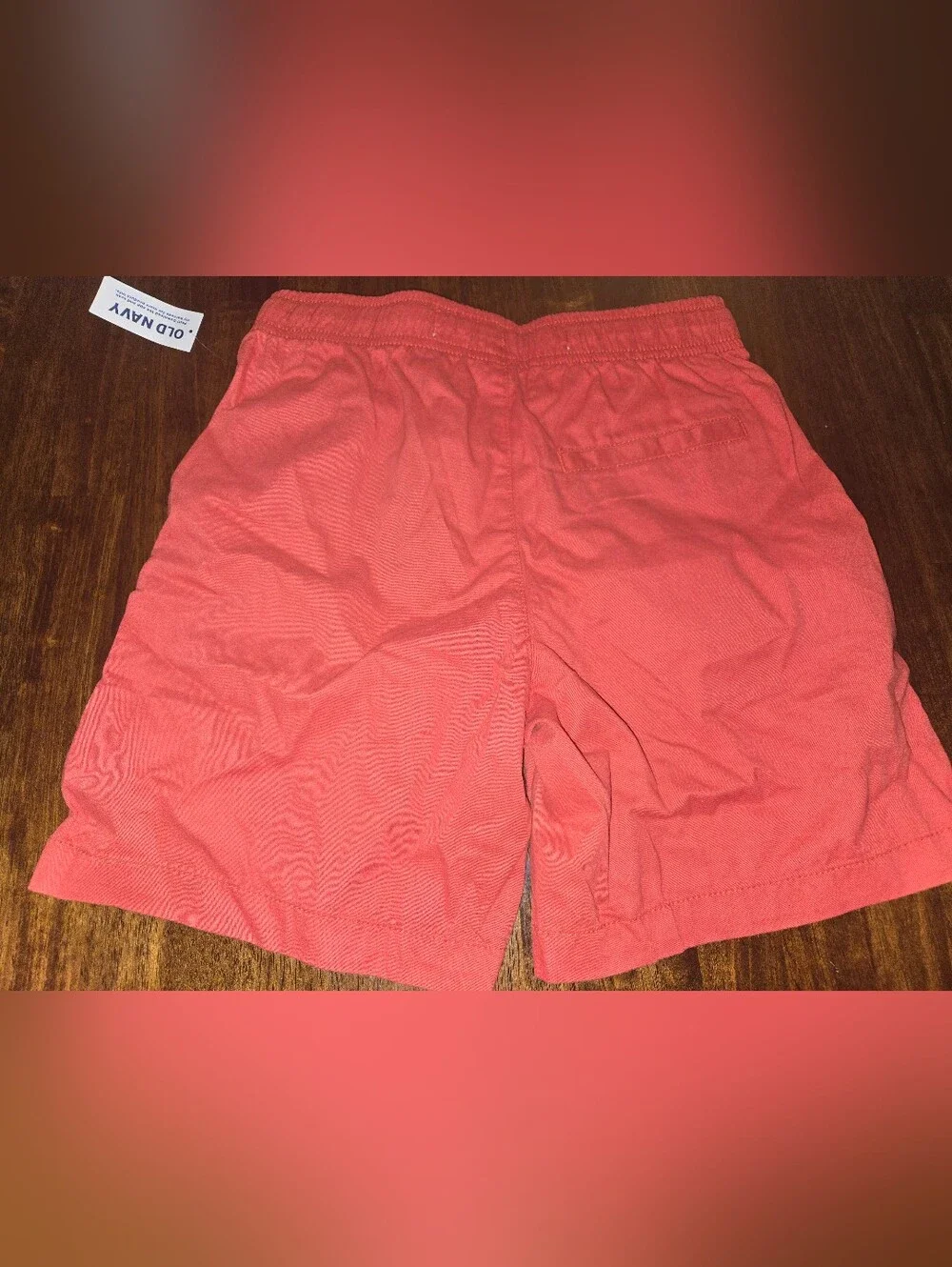 Old Navy Boys L (10-12) Coral-Red Drawstring  Shorts